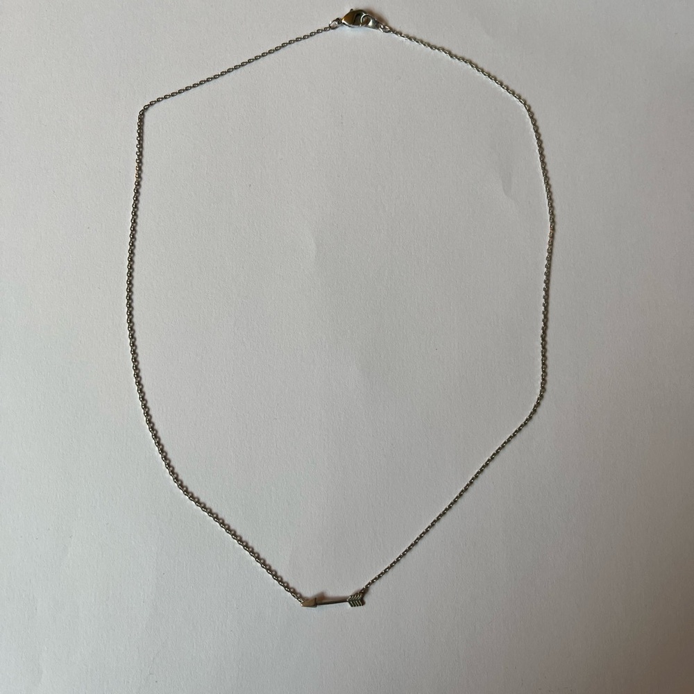 Silver Arrow Necklace